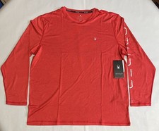 Spyder Rash Guard Shirt Mens XL Red Long UPF 30 Swim Surf Sun Quick Dry New