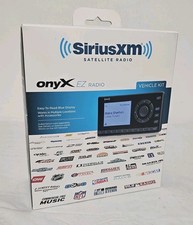 Sealed Brand New SiriusXM XEZ1V1 Onyx EZ Satellite Radio with Vehicle Kit Black