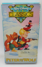 DISNEY MINI CLASSICS: PETER & THE WOLF ANIMATED VHS VIDEO, MUSIC LAND, SYMPHONY