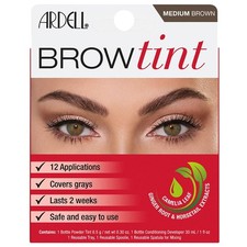 Image of Ardell Brow Tint Kit Medium Brown Eyebrow Dye 1 Pack