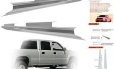 Slip On Rocker Panels Compatible with 1999-2007 Chevy Silverado GMC Sierra 4