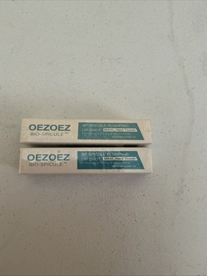 OEZOEZ Bio-Spicule Plumping Lip Shot Maxi-Hard Touch 4ml / 0.13 fl.oz. Sealed x2