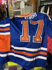 Jari Kurri Signed Autographed Edmonton Blue Hockey Jersey JSA COA Free Shipping