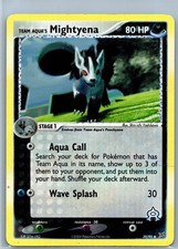 Team Aqua's Mightyena 30/95 Team Magma vs Team Aqua Reverse Holo on eBay