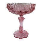 Vintage Fenton Rose Comport Candy Dish Pink 7 1/2" tall 6"D Colonial Colonial