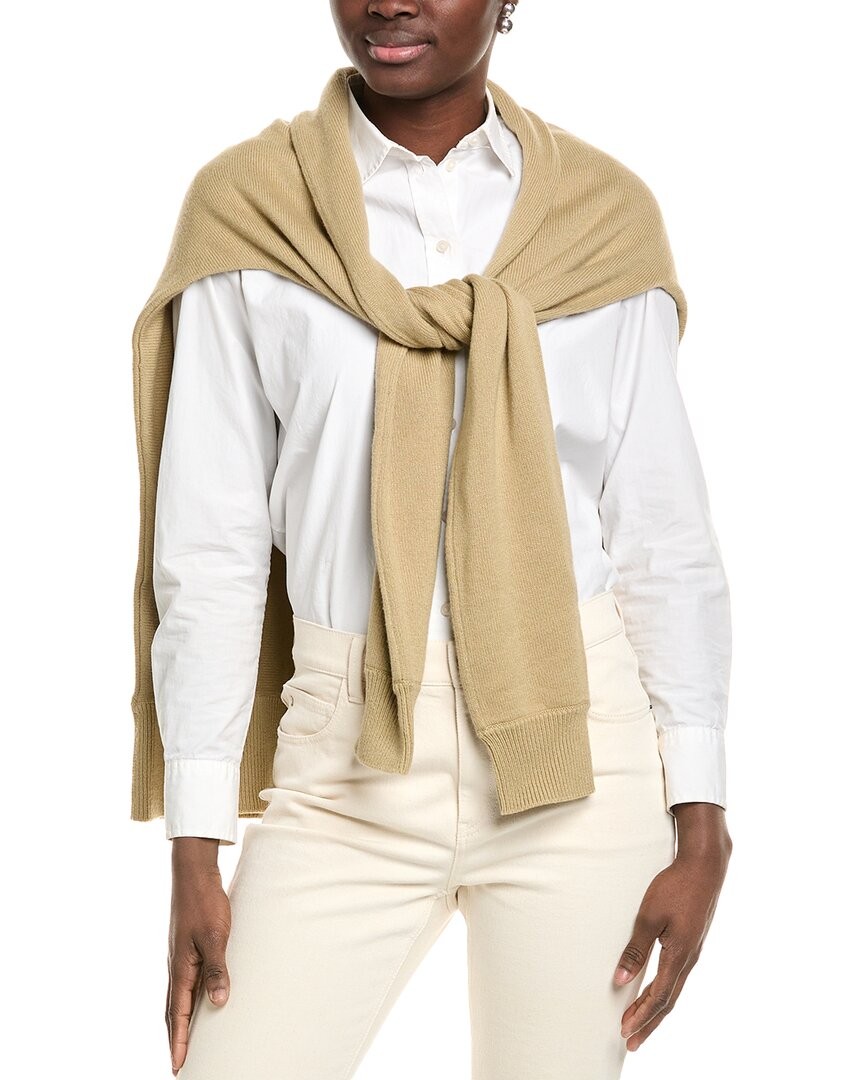 Кашемировый свитер-шаль из коллекции Michael Kors Женский коричневый Os 24090₽