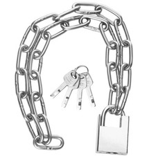 40 inch/1 Meter Stainless Steel Security Chain Lock with Anti-Cut Padlock  2...
