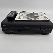 Panasonic PV-V4620 Omnivision VHS VCR Home Theater Tested/Working With Remote