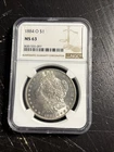 1884-O Morgan Silver Dollar NGC MS63 S$1 New Orleans Minted No Reserve