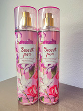 Sweet Pea Fragrance Body Mist Spray 8 fl oz Women Lot 2