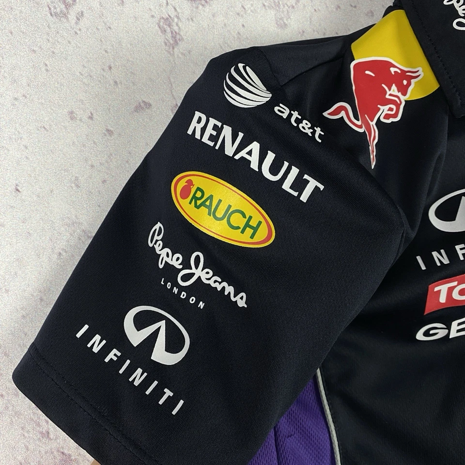 Vintage T-Shirt Pepe Jeans Red Bull Racing F1 Team Infiniti Women’s Size 14 - Image 4 of 4