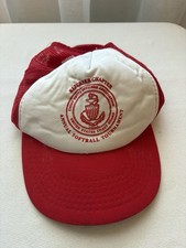 Yupoong VTG Cap Coast Guard Kleckner Adjustable Hat Softball Tournament Red Mesh