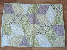 Vintage Country Living Quilted Patchwork Pillow Sham Standard