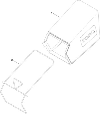 #ad NEW GENUINE OEM TORO PART # 115 4664 GRASS BAG; TORO RECYCLER LAWN MOWERS $69.99