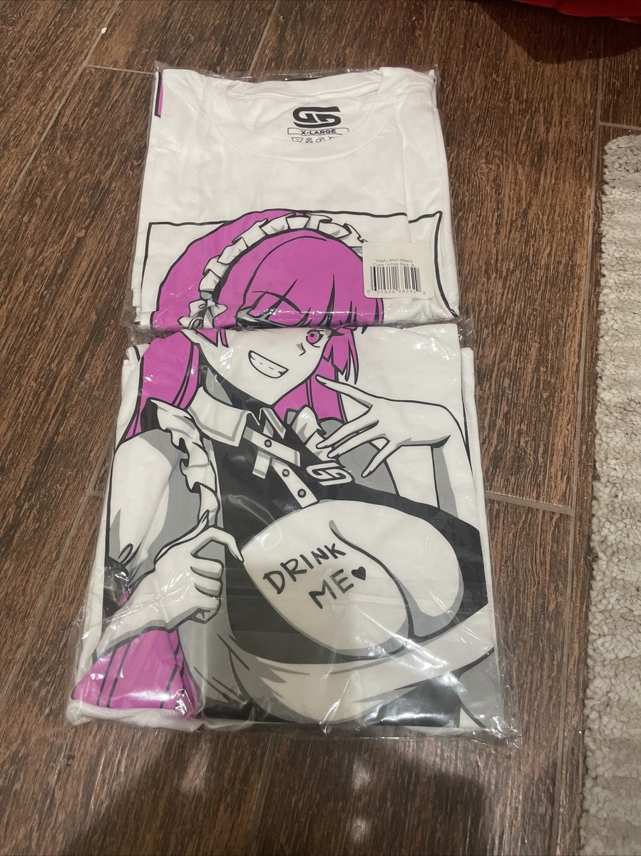 Waifu XL TSHIRT S3.8 MILKERS Limited Edition White Gamer Supps | eBay