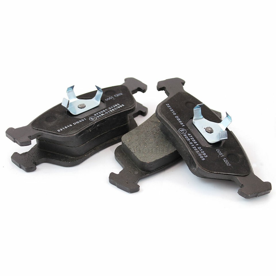 Brake discs rear pads for SEAT III 6L1 1.9 tdi cupra R 1.8