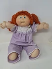 Cabbage Patch Kid Girl Doll  Red Hair Green Eyes Dimples 1982