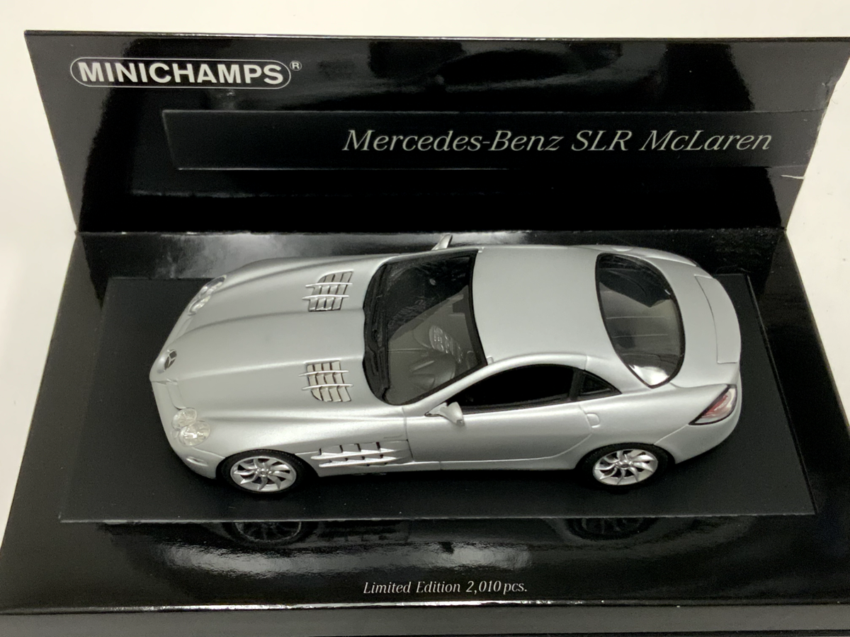 1/43 Minichamps Mercedes Benz SLR McLaren from 2004 in Matt silver