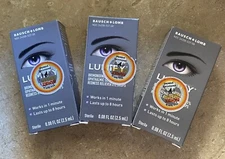 3 SEALED NEW IN BOX Bausch + Lomb .08 Fl Oz Lumify Eye Redness Drops 11/2025!!