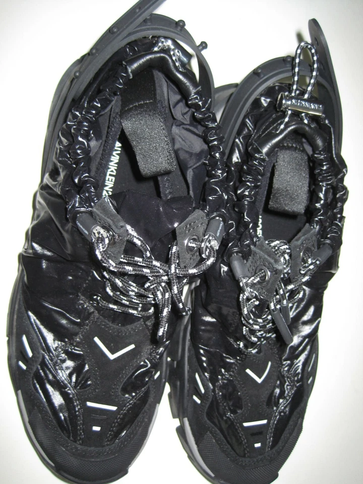 ZAPATOS CALVIN KLEIN CARAMENE 205W39NYC NEGRO/GRIS MUJER TALLA 8,5 NUEVOS SIN CAJA Foto 4 de 4