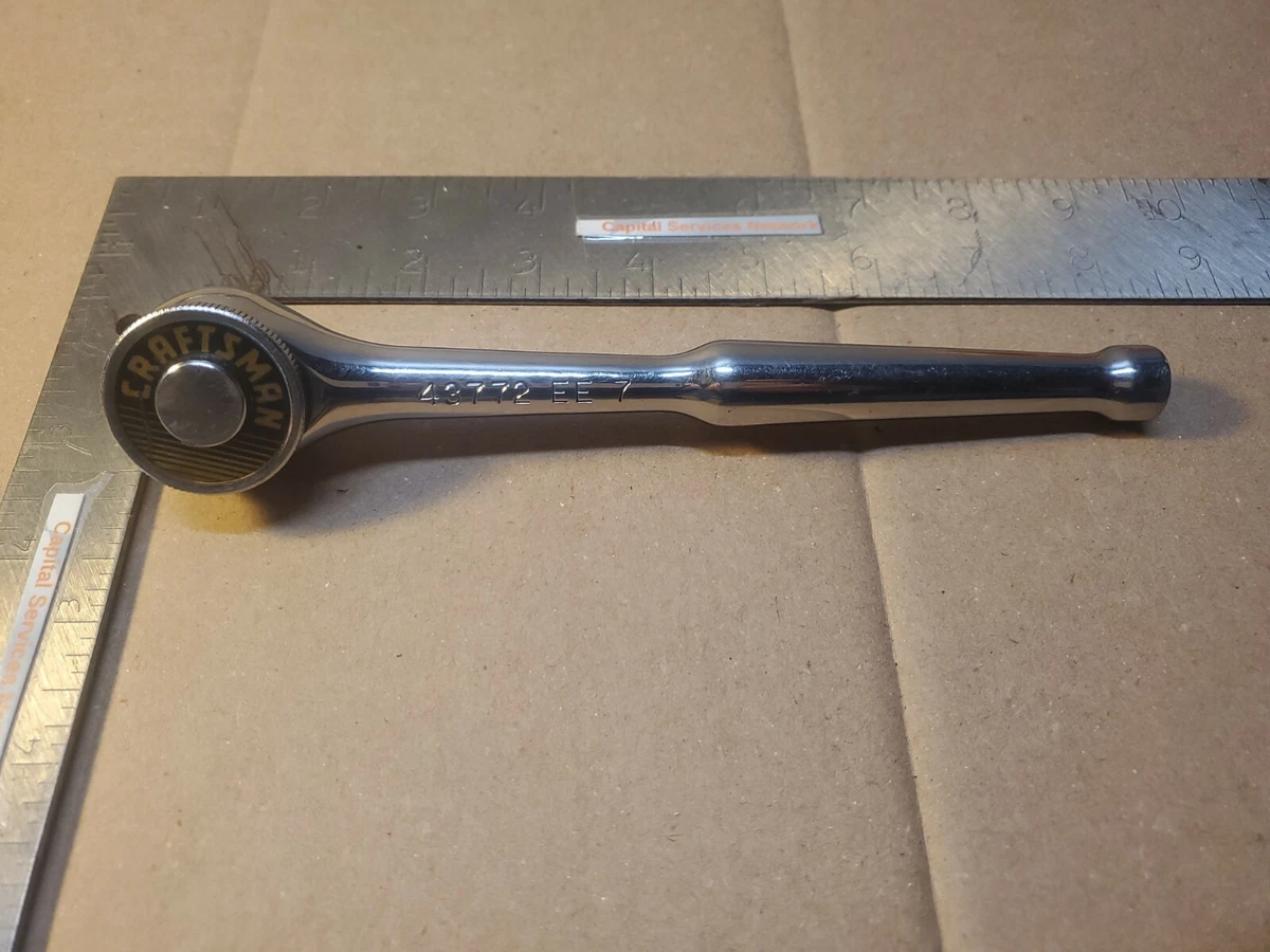 CRAFTSMAN 43795 Thumb Wheel 1/4 Drive RATCHET WRENCH Tri, 46 OFF