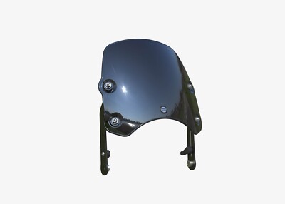 Genuine Dart Piranha S3 Flyscreen- Royal Enfield Super Meteor 650 - Black