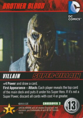 BROTHER BLOOD Comics Deck Building Game ARROW