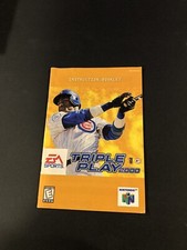 triple play 2000 n64 Manual Only