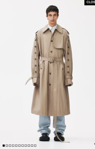 H&M x rokh BUTTON-DETAIL TWILL TRENCH COAT🤩Size XSmall | Fast Delivery🚚BNWT✅ - Picture 1 of 24