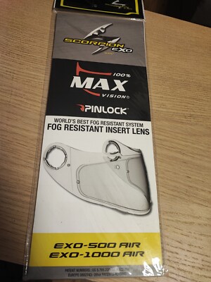 PINLOCK 100% MAX VISION EXO SCORPION POUR EXO 500/1000 AIR