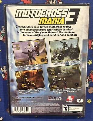 New Sealed Motocross Mania 3 Sony PlayStation 2 Ps2 System Game