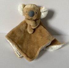 Carter's Child of Mine Tan Brown KOALA BEAR Baby Lovey Security Blanket Unisex