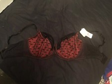 Black And Red Parfait Bra Size 36FF