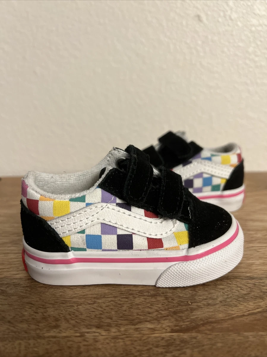 Vans with top velcro straps