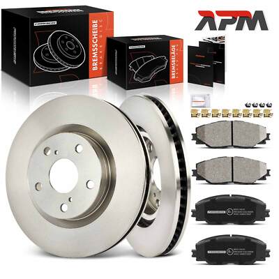 Bremsscheiben Bremsbeläge Vorne Ø296mm für Toyota RAV 4 III IV A3 A4 Auris Mirai