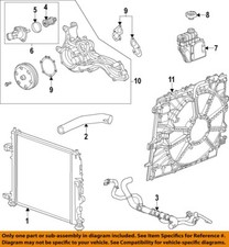 GM OEM 15-24 Camaro,Corvette,CT5,CTS Cooling Water Pump-Water Outlet 12674634