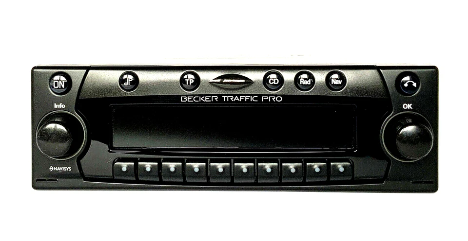Original Becker Traffic Pro BE 4733  Autoradio CD Display grün car radio - Bild 3 von 4