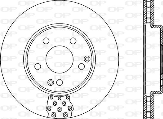 Paire disques de frein avant Mercedes Classe C C200 CDI et CLK 220 CDI 288mm
