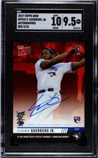 VLADIMIR GUERRERO JR 2019 Topps Now 491D 2/10 Home Run Derby SGC 9.5 MT+ 10 Auto