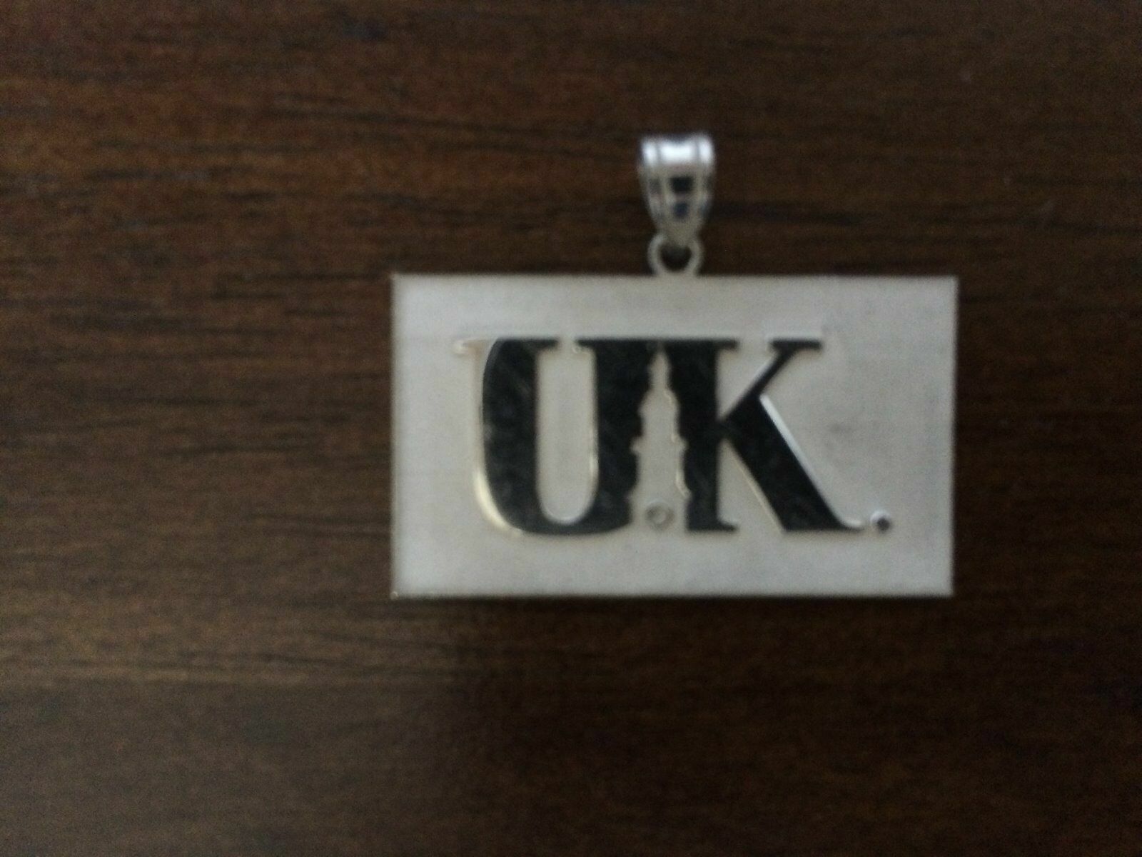 Solid Sterling Silver University of Kentucky Tag/… - image 1
