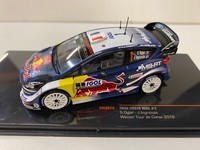 Ford Fiesta Wrc #1 Ogier, Winner Rally Corsica 2018, Ixo 1:43, Modell Rallye