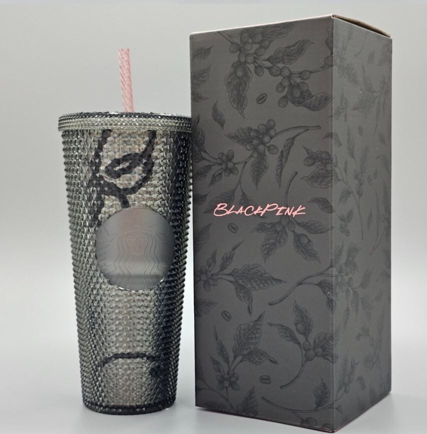 タンブラー・水筒 Starbucks x Blackpink Black Stud Cold Cup 710ml Starbucks Korea X Black Pink Stud Cold Cup 710ml Limited