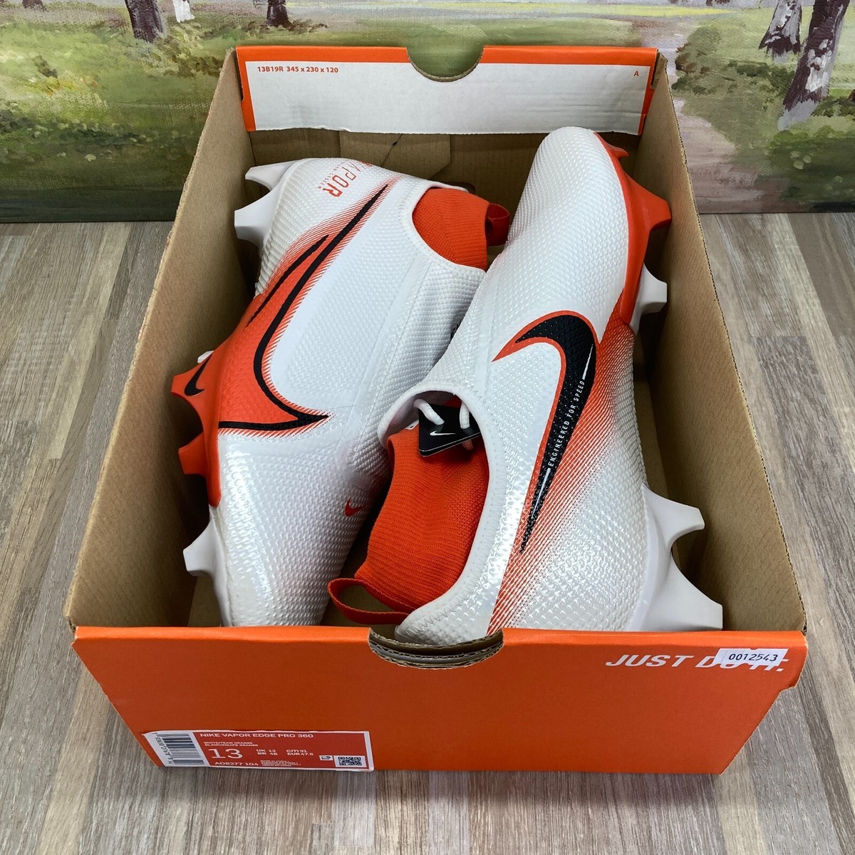 Nike Vapor Edge Pro 360 White Team Orange AO8277-104 Men's