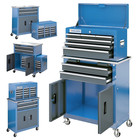 8-Drawer Rolling Tool Chest Workbench Stainless Top Sliding Drawers Shop Garage