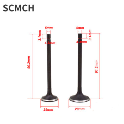 Motorcycle Engine Valve Intake Exhaust Stem For JIALING Honda CB133 JH125-35A CB