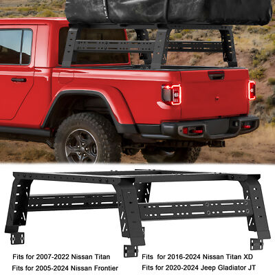 Overland 18.11'' Height Truck Bed Rack Cargo Carrier Fits 2007-2024 Nissan Titan