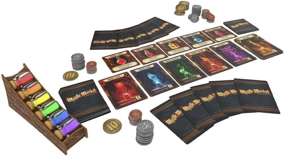 obo Mystic Market .. Craft Your Fortune Fantasy Board Game - Image 3 of 4