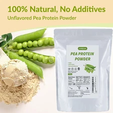 100% Pure Pea Protein Powder Organic Plant Based Protein for Muscle Support USA