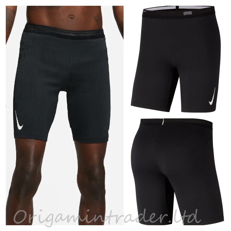 NIKE AEROSWIFT ランニングスパッツ S Men's Nike Aeroswift Dri-FIT ADV Running 1/2-Length Tights - Black