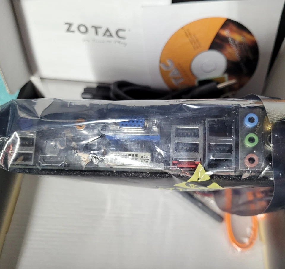 ZOTAC IONITX-A-U NVIDIA ION Intel Atom N330 Mini ITX Motherboard Inc 90w PSU NIB - Image 4 of 4